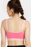 Rosaline Low Impact Sports Bra - Pink Lemonade — thumbnail 2
